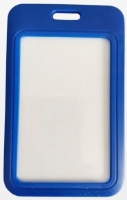 PORTA CARNET AZUL VENTANA VERTICAL